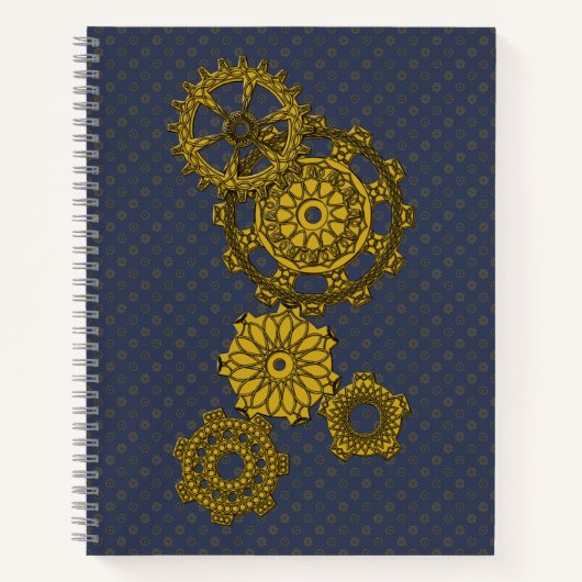 Geweven Clockwork spiraal Notitieboek (Voorkant)