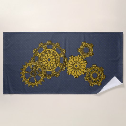 Geweven Clockwork strandlaken (Voorkant)