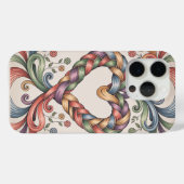 Geweven Hart - Folk Art Ribbons Case-Mate iPhone Case (Achterkant (horizontaal))