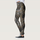 Geweven hout en metaal leggings (Links)