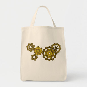 Geweven Klokwerk Boodschappentas Tote Bag
