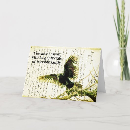 Geweven met het Citaat van de Poe en het Handschri Kaart (Voorkant)
