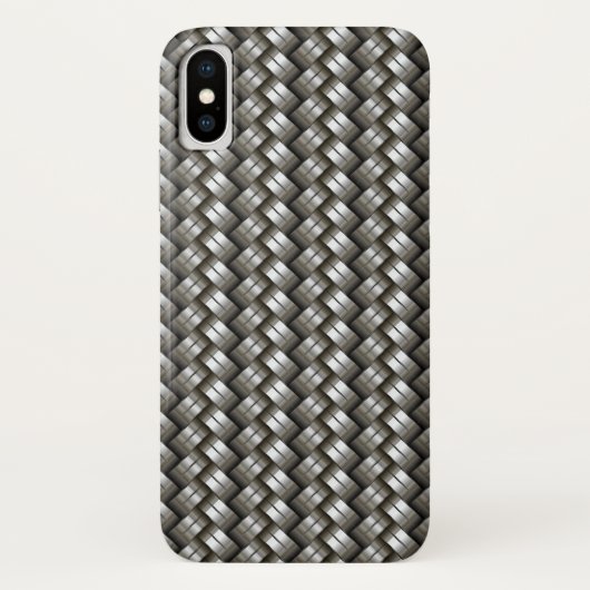 Geweven metalen patroon Case-Mate iPhone case (Achterkant)