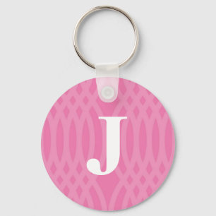 geweven monogram - letter J Sleutelhanger