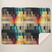 Geweven patroon stijlvolle deken (Voorkant (horizontaal))