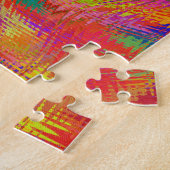Geweven Regenboog Legpuzzel (Zijkant)