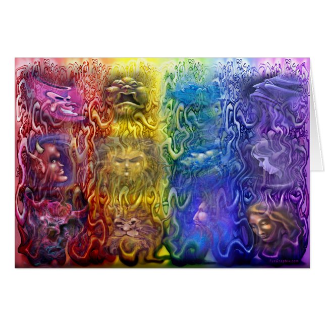 Geweven spectrum van beweging (Voorkant Horizontaal)