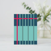 Geweven strepen 1 briefkaart (Staand voorkant)