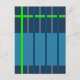 Geweven strepen 1 briefkaart