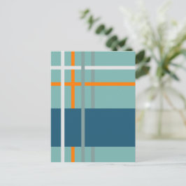 Geweven strepen 2 briefkaart