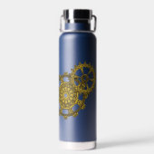 Geweven uurwerk waterfles (Achterkant)