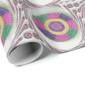 Geweven Whirl Art Print Cadeaupapier (Rol Hoek)