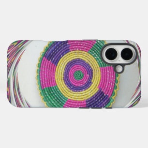Geweven Whirl Art Print iPhone 16 Hoesje