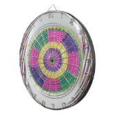 Geweven Whirl Art Print Dartbord (Voorkant Rechts)