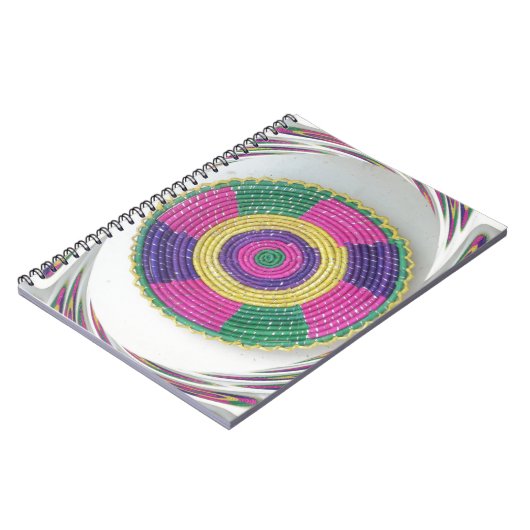 Geweven Whirl Art Print Notitieboek (Linkerzijde)