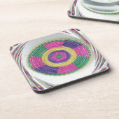 Geweven Whirl Art Print Onderzetter (Linkerzijde)