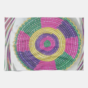 Geweven Whirl Art Print Theedoek