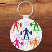 GEWICHLIFT SLEUTELHANGER (Voorkant)