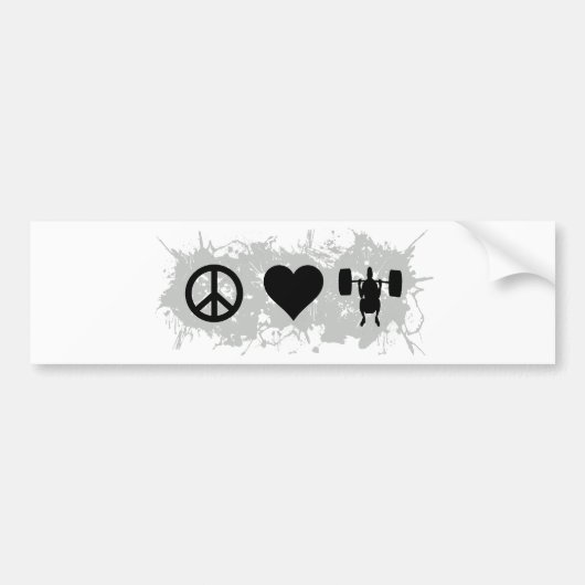Gewicht 2 bumpersticker (Voorkant)