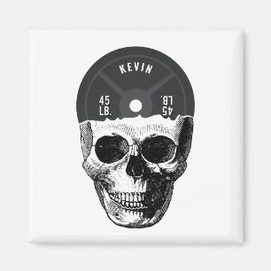 Gewicht Bord Skull Training Fitness Bodybuilding Magneet