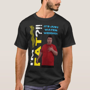 Gewicht dieet Water Vat Nikocado Avocado Meme Fast T-shirt