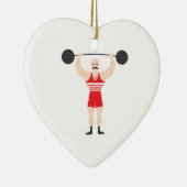 Gewicht Lifter Keramisch Ornament (Rechts)