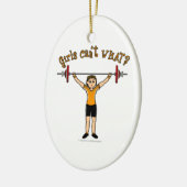 Gewicht Lifter (licht) Keramisch Ornament (Links)