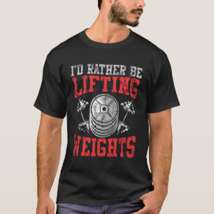 Gewicht Lifter Quote Gift Lifting Weinig Enthusias T-shirt
