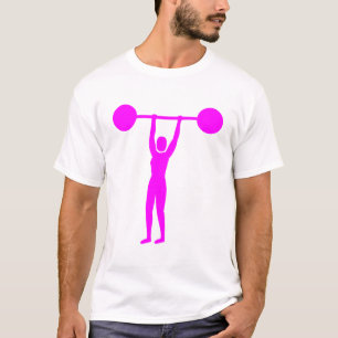 Gewicht Lifting 02 - Magenta T-shirt