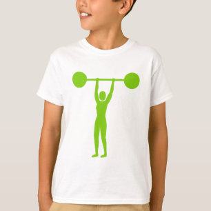 Gewicht Lifting 02 - Martian Green T-shirt