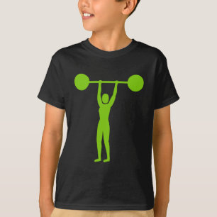 Gewicht Lifting 02 - Martian Green T-shirt