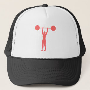 Gewicht Lifting 02 - Tropisch roze Trucker Pet