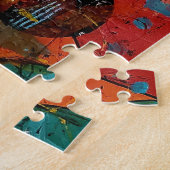 "Gewicht op haar schouders" puzzel (Zijkant)