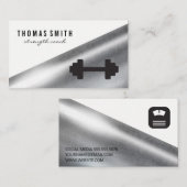 Gewicht | Schaal | Metaal Visitekaartje (Voorkant / Achterkant)