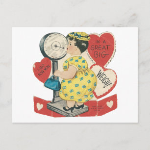 gewicht Valentijn liefde Feestdagenkaart