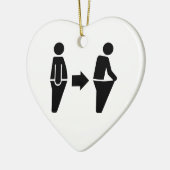 Gewicht van het eetlepel keramisch ornament (Links)