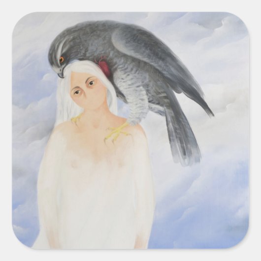 Gewicht verlammend gewicht op mij 2010 vierkante sticker (Voorkant)