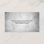 Gewicht voor armcurls visitekaartje (Achterkant)