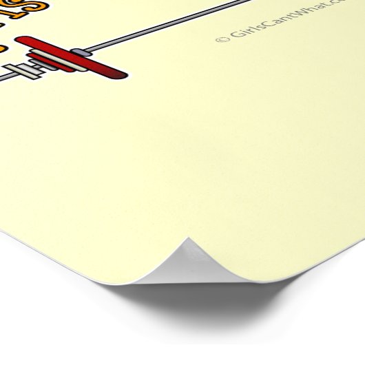 Gewichten - Barbell Poster (Hoek)