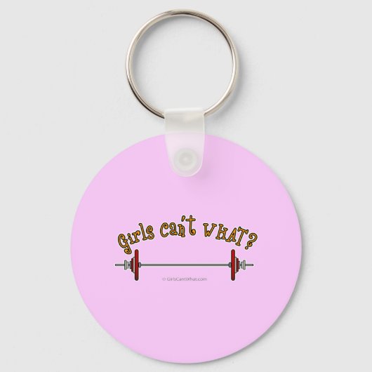 Gewichten - Barbell Sleutelhanger (Voorkant)