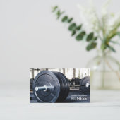 Gewichten Fitness Visitekaartjes (Staand voorkant)