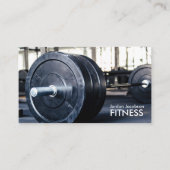 Gewichten Fitness Visitekaartjes (Voorkant)