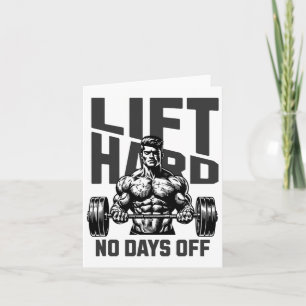 Gewichtheffen Bodybuilding Gym Motivatie Gezegde 1 Kaart