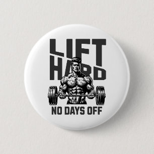 Gewichtheffen Bodybuilding Gym Motivatie Gezegde 1 Ronde Button 5,7 Cm
