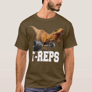 Gewichtheffen Bodybuilding T-Rex Gym Kleding T-shirt