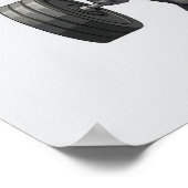 Gewichtheffen Gorilla Poster (Hoek)