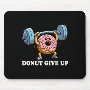 Gewichtheffen - Grappige Fitness Workout Gym Donut Muismat