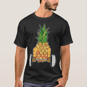 Gewichtheffen Gym Fitness Workout Ananas T-shirt