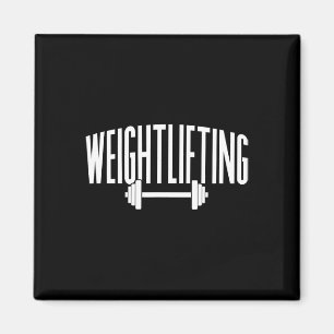 Gewichtheffen Gym Lift Workout Magneet