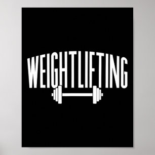 Gewichtheffen Gym Lift Workout Poster